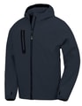 Heren Hoodie Softshell Jas Result R909X Navy